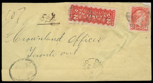 Canada Scott 41a, F1b Gibbons 84, R4 Used Stamps