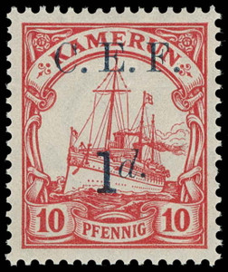 Cameroons Scott 55v Gibbons 3ba Never Hinged Stamp