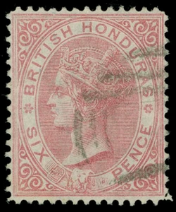 British Honduras Scott 8-12 Gibbons 11-16 Used Set of Stamps