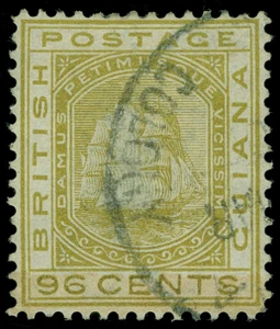 British Guiana Scott 72-80 Gibbons 126-134 Used Set of Stamps