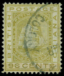 British Guiana Scott 72-80 Gibbons 126-134 Used Set of Stamps