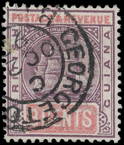 British Guiana Scott 139v Gibbons 199w Used Stamp