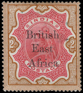 British East Africa Scott 68v Gibbons 61v Mint Stamp (1) British East Africa Scott 68v Gibbons 61v Mint Stamp (1)