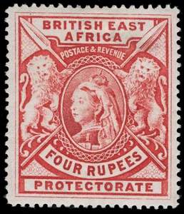 British East Africa Scott 105v Gibbons 95x Mint Stamp