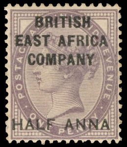 British East Africa Scott 1 Gibbons 1 Mint Stamp
