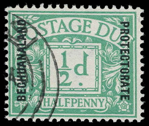 Bechuanaland Scott J1-J3 Gibbons D1-D3 Used Set of Stamps Bechuanaland Scott J1-J3 Gibbons D1-D3 Used Set of Stamps