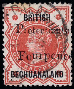 Bechuanaland Scott 68 Gibbons 53 Used Stamp