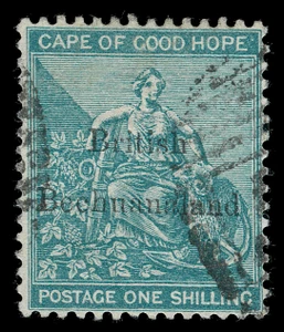 Bechuanaland Scott 5-9 Gibbons 4-8 Used Set of Stamps