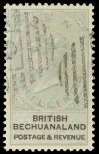 Bechuanaland Scott 11-20 Gibbons 10-19 Used Set of Stamps