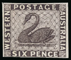 Australia / Western Australia Scott 16v Gibbons 28v Proof Stamp