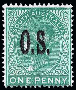 Australia / South Australia Scott O62v Gibbons O56a Never Hinged Stamp