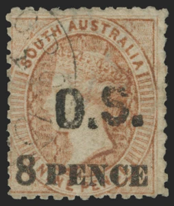 Australia / South Australia Scott O41Bv Gibbons O26 Used Stamp
