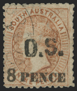 Australia / South Australia Scott O41Bv Gibbons O26 Used Stamp