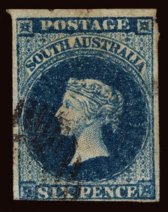 Australia / South Australia Scott 3 Gibbons 3 Used Stamp