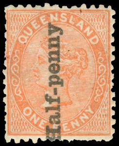 Australia / Queensland Scott 65V Gibbons 151a Mint Stamp