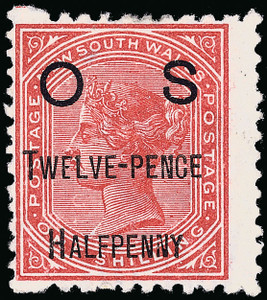 Australia / New South Wales Scott O34-O37 Gibbons O55-O57 Mint Set of Stamps