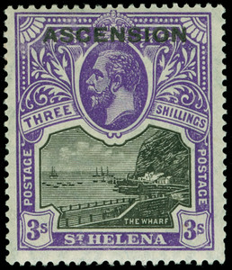 Ascension Scott 1-9 Gibbons 1-9 Mint Set of Stamps