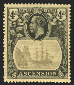 Ascension Scott 15V3 Gibbons 15c Mint Stamp