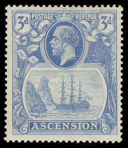 Ascension Scott 14V2 Gibbons 14b Mint Stamp