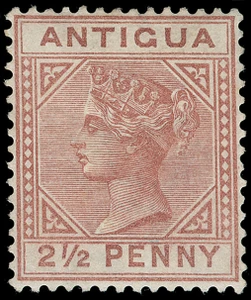 Antigua Scott 9 Gibbons 19 Mint Stamp (1)