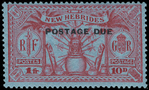 New Hebrides Scott J1 Gibbons D1-D5 Mint Set of Stamps