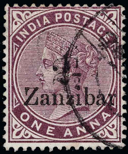 Zanzibar Scott 20D Gibbons 25D Used Stamp (1)
