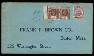 St. Kitts-Nevis Scott 15 Gibbons 15 on Cover