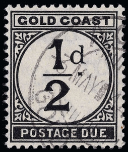 Gold Coast Scott J1 Gibbons D1 Used Stamp