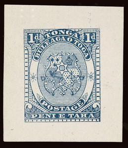 Tonga Scott 10 Gibbons 10 Proof Stamp