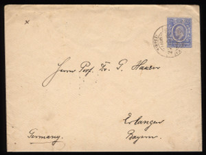 East Africa and Uganda Protectorate Scott 20 Gibbons 20 on Cover