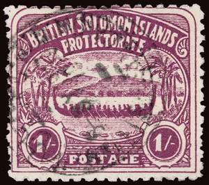 Solomon Islands Scott 1-7 Gibbons 1-7 Used Set of Stamps