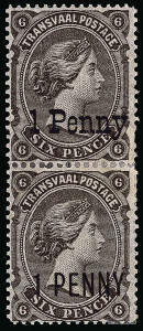 Transvaal Scott 105-111 Gibbons 143-145a Mint Set of Stamps