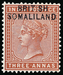 Somaliland Protectorate Scott 5b Gibbons 5a Mint Stamp