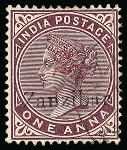 Zanzibar Scott 22 Gibbons 33 Used Stamp