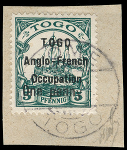 Togo Scott 34a Gibbons 13a Used Stamp (1)