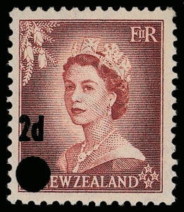 New Zealand Scott 320 Gibbons 763b Mint Stamp