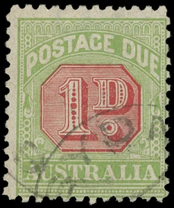 Australia Scott J40a Gibbons D74 Used Stamp
