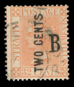 Bangkok Scott 21a Gibbons 12 Used Stamp