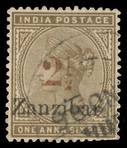 Zanzibar Scott 27 Gibbons 30 Superb Used Stamp