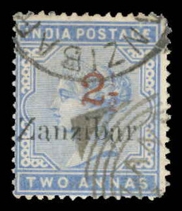 Zanzibar Scott 28A Gibbons 39 Used Stamp