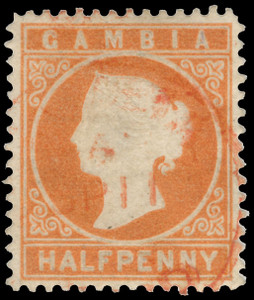 Gambia Scott 5v Gibbons 10A Used Stamp