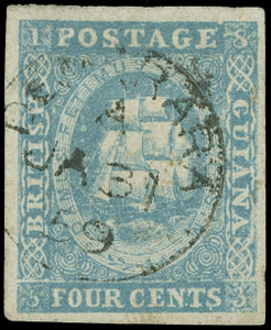 British Guiana Scott 10 Gibbons 19 Superb Used Stamp