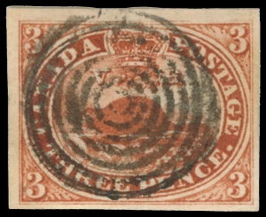 Canada Scott 4 Gibbons 18 Used Stamp
