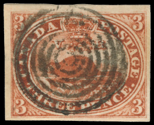 Canada Scott 4 Gibbons 18 Used Stamp