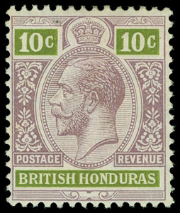 British Honduras Scott 75-83 Gibbons 101-110a Mint Set of Stamps