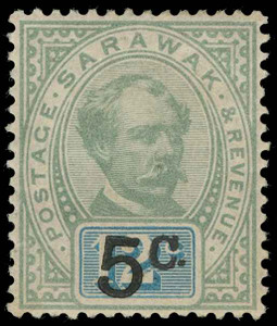 Sarawak Scott 24 Gibbons 26 Mint Stamp