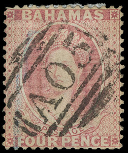 Bahamas Scott 18bv Gibbons 36w Used Stamp