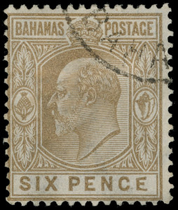 Bahamas Scott 40v Gibbons 66a Used Stamp