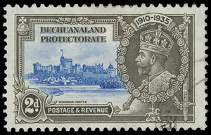 Bechuanaland Scott 118V1 Gibbons 112b Used Stamp Bechuanaland Scott 118V1 Gibbons 112b Used Stamp