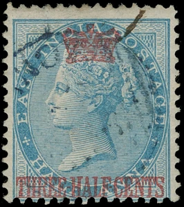 Straits Settlements Scott 1 Gibbons 1 Used Stamp